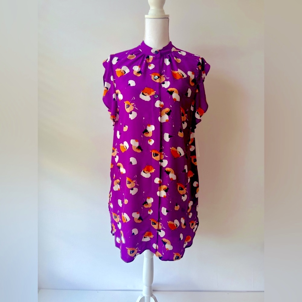 Equipment Lorainna Silk Dress, Size Medium, NEW with tags